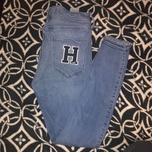 Hollister jean leggings